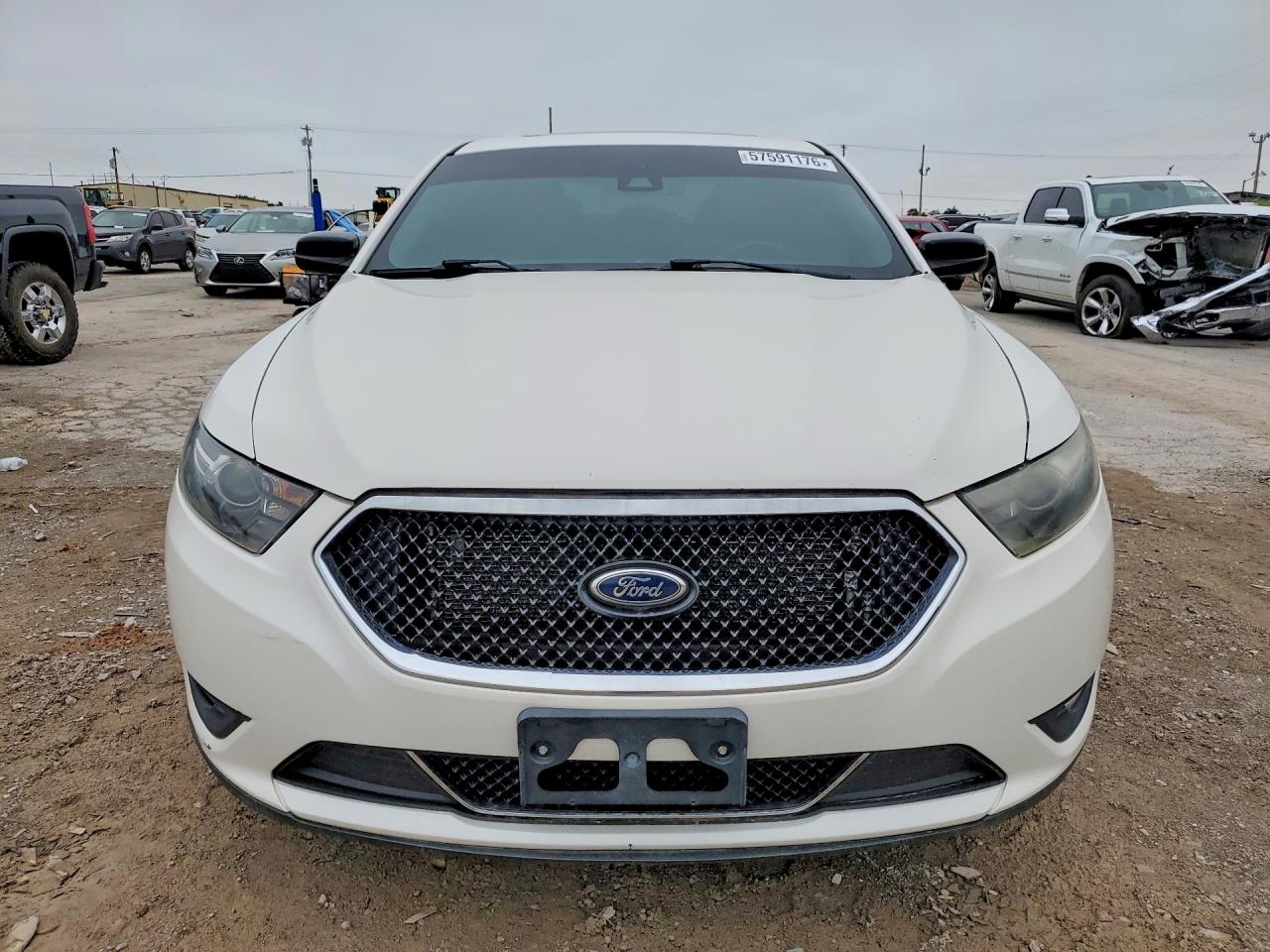 2013 Ford Taurus Sho White vin: 1FAHP2KT9DG122683