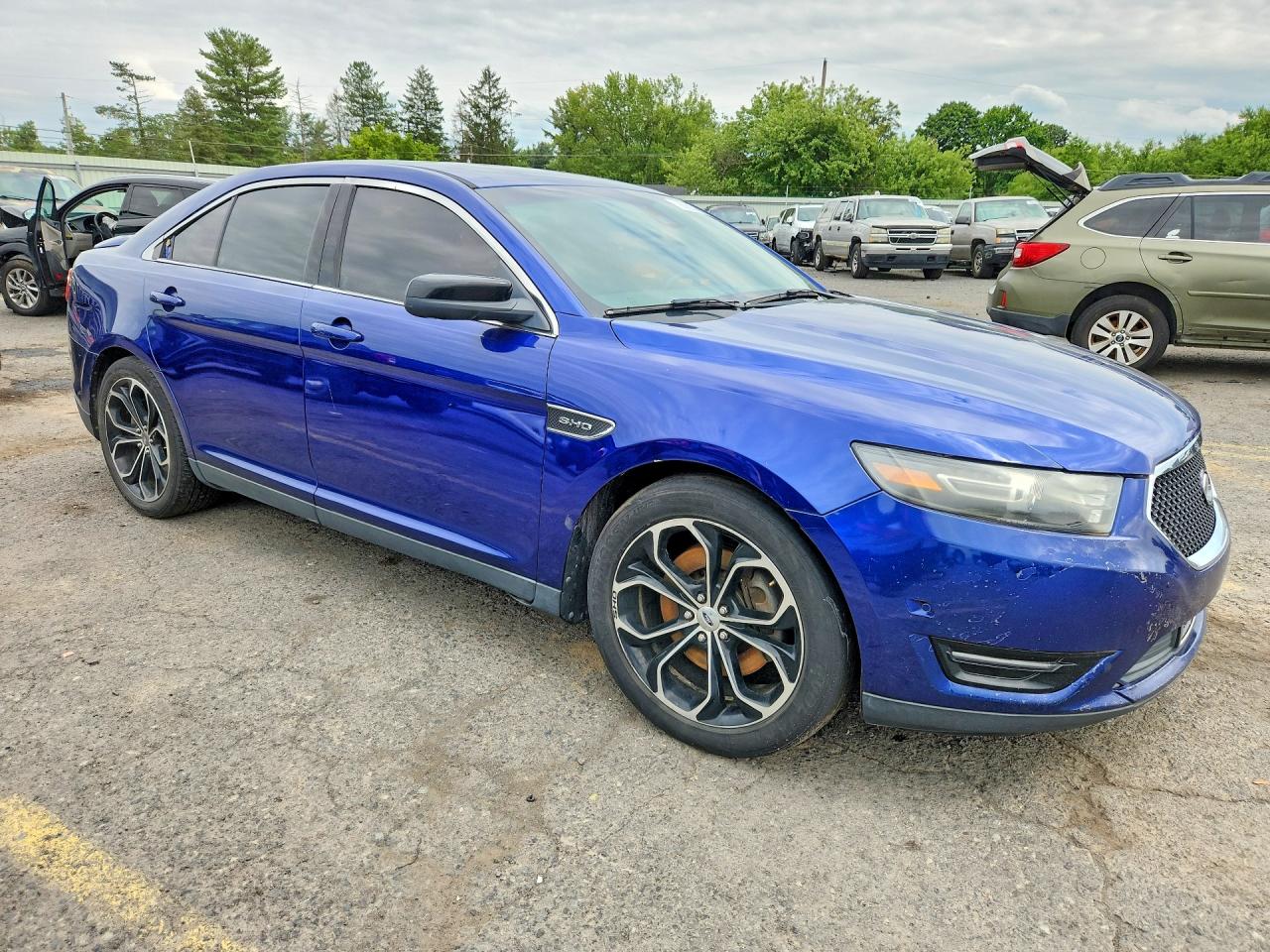 2013 Ford Taurus Sho Blue vin: 1FAHP2KT9DG170667