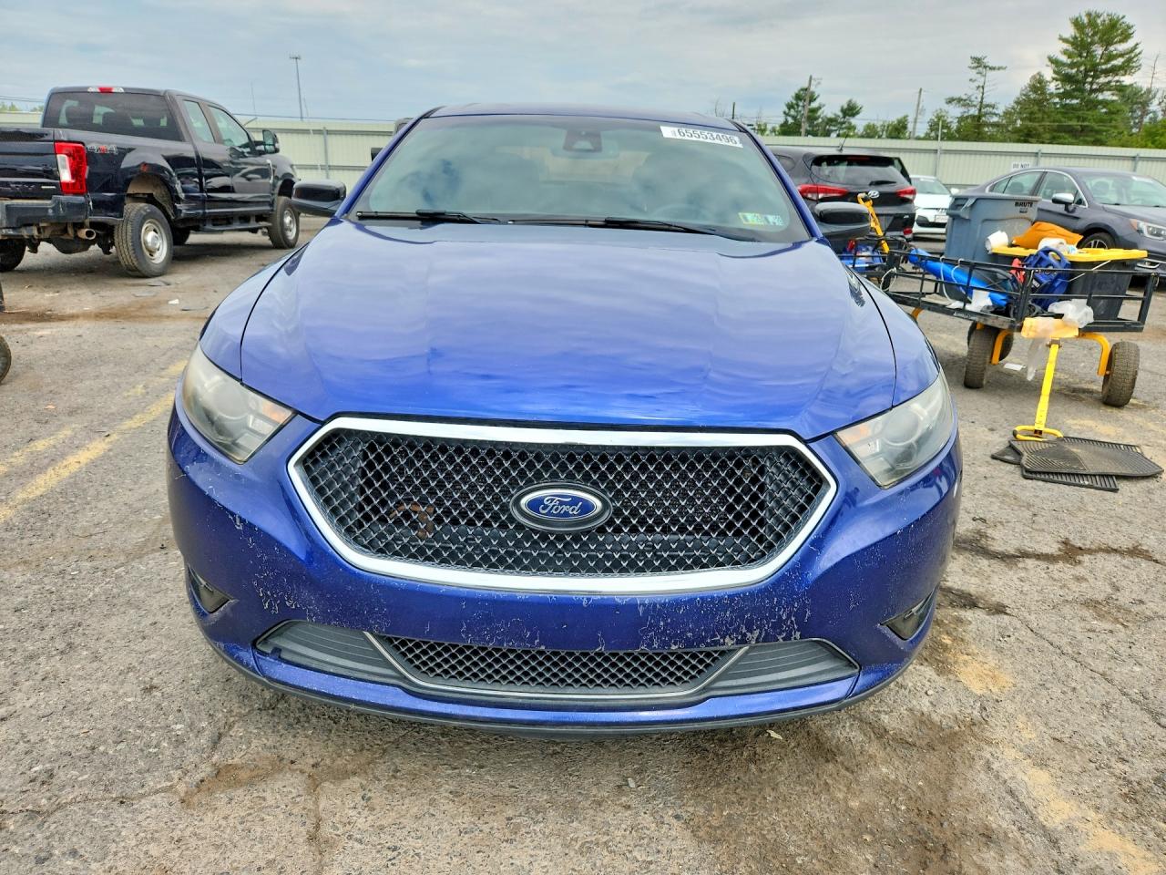 2013 Ford Taurus Sho Blue vin: 1FAHP2KT9DG170667