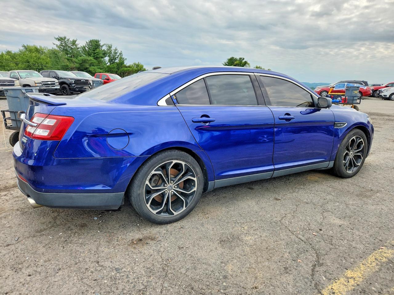 2013 Ford Taurus Sho Blue vin: 1FAHP2KT9DG170667