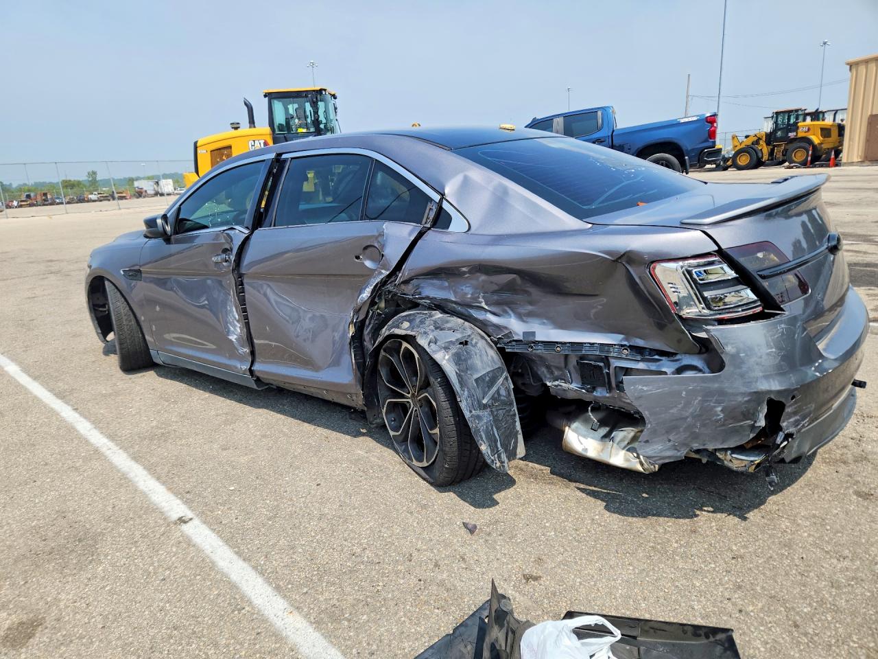 2013 Ford Taurus Sho Серый vin: 1FAHP2KT9DG171902