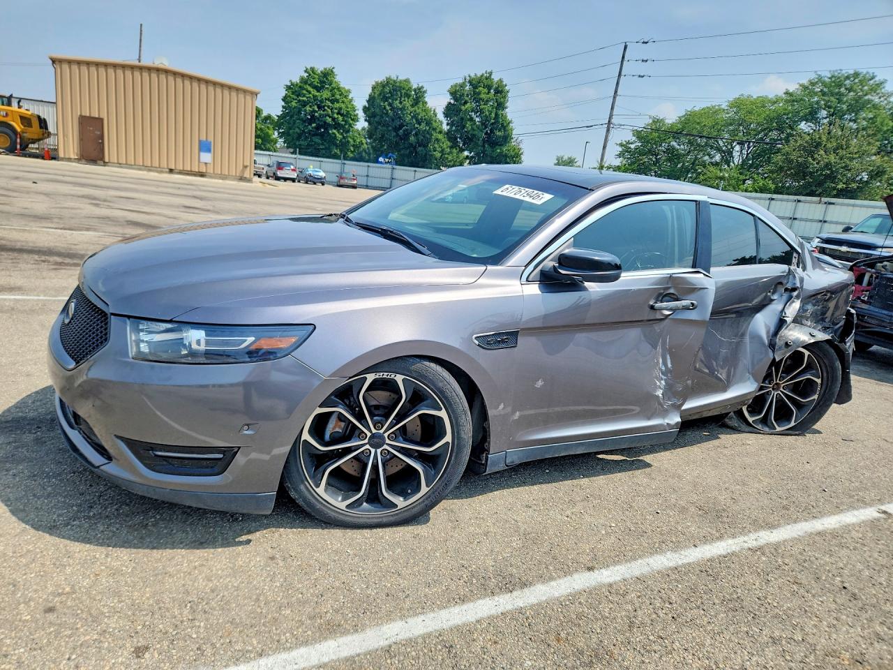 2013 Ford Taurus Sho Серый vin: 1FAHP2KT9DG171902