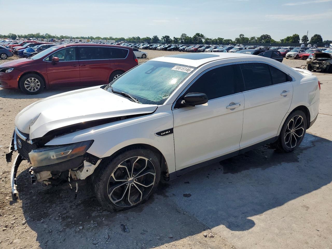 2013 Ford Taurus Sho White vin: 1FAHP2KT9DG201125