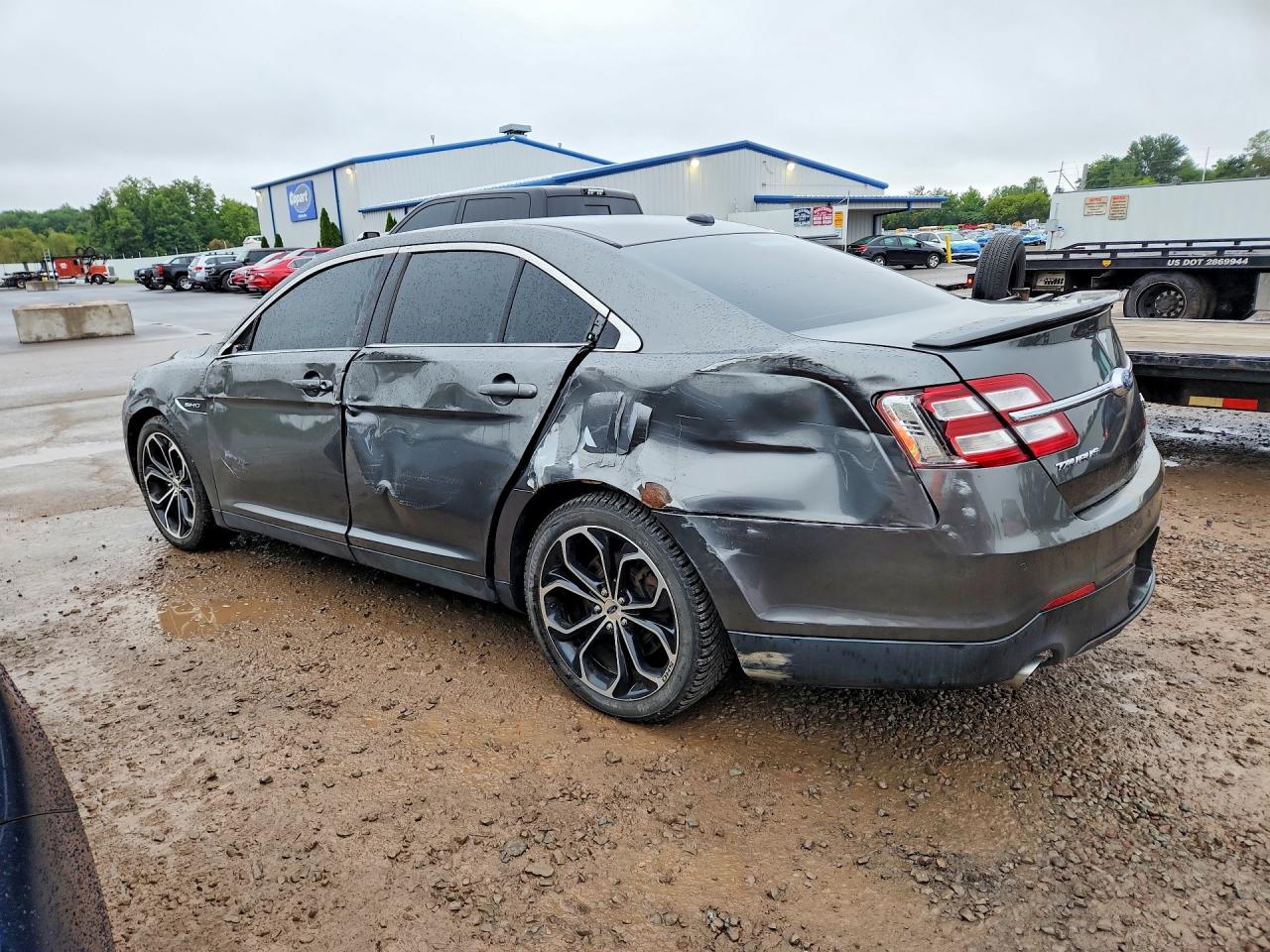 2015 Ford Taurus Sho Gray vin: 1FAHP2KT9FG202486