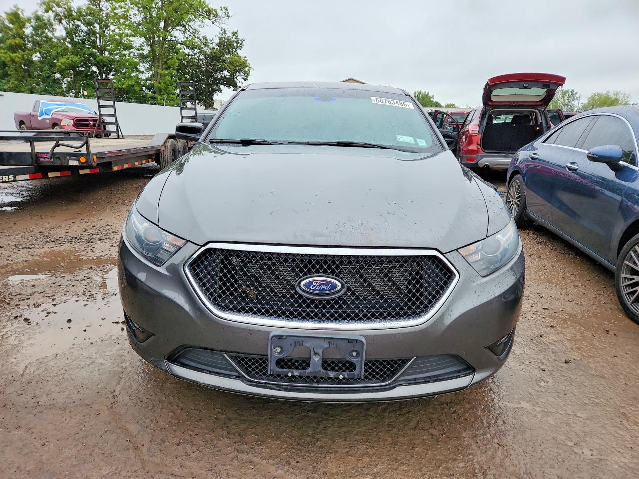 2015 Ford Taurus Sho Gray vin: 1FAHP2KT9FG202486