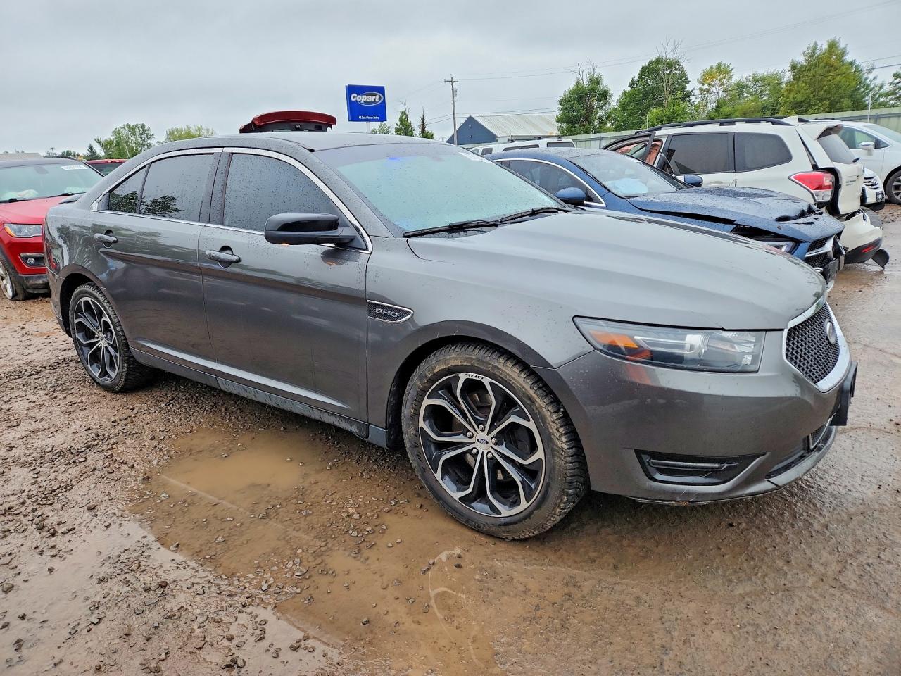 2015 Ford Taurus Sho Gray vin: 1FAHP2KT9FG202486