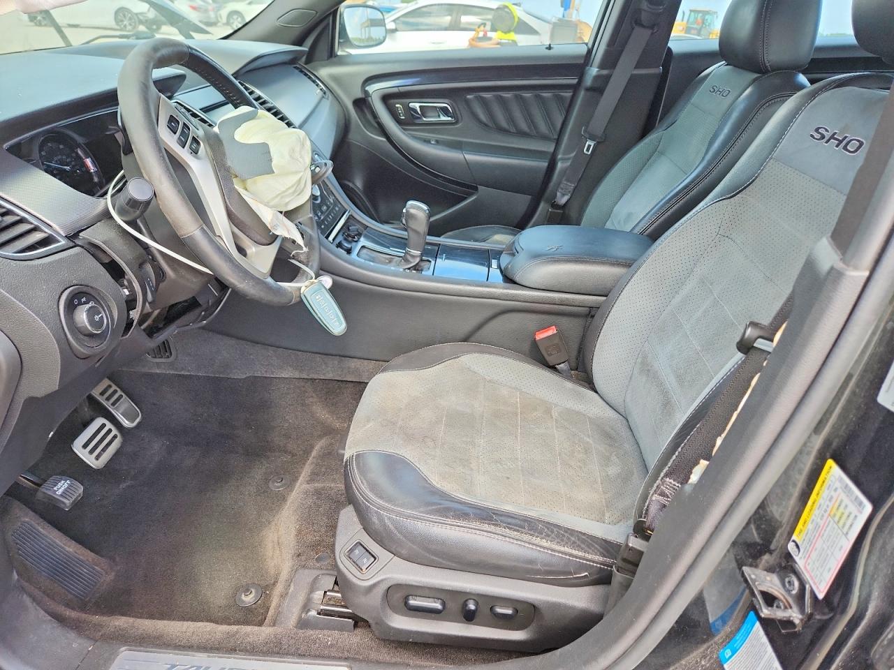 2013 Ford Taurus Sho Зеленый vin: 1FAHP2KTXDG161248