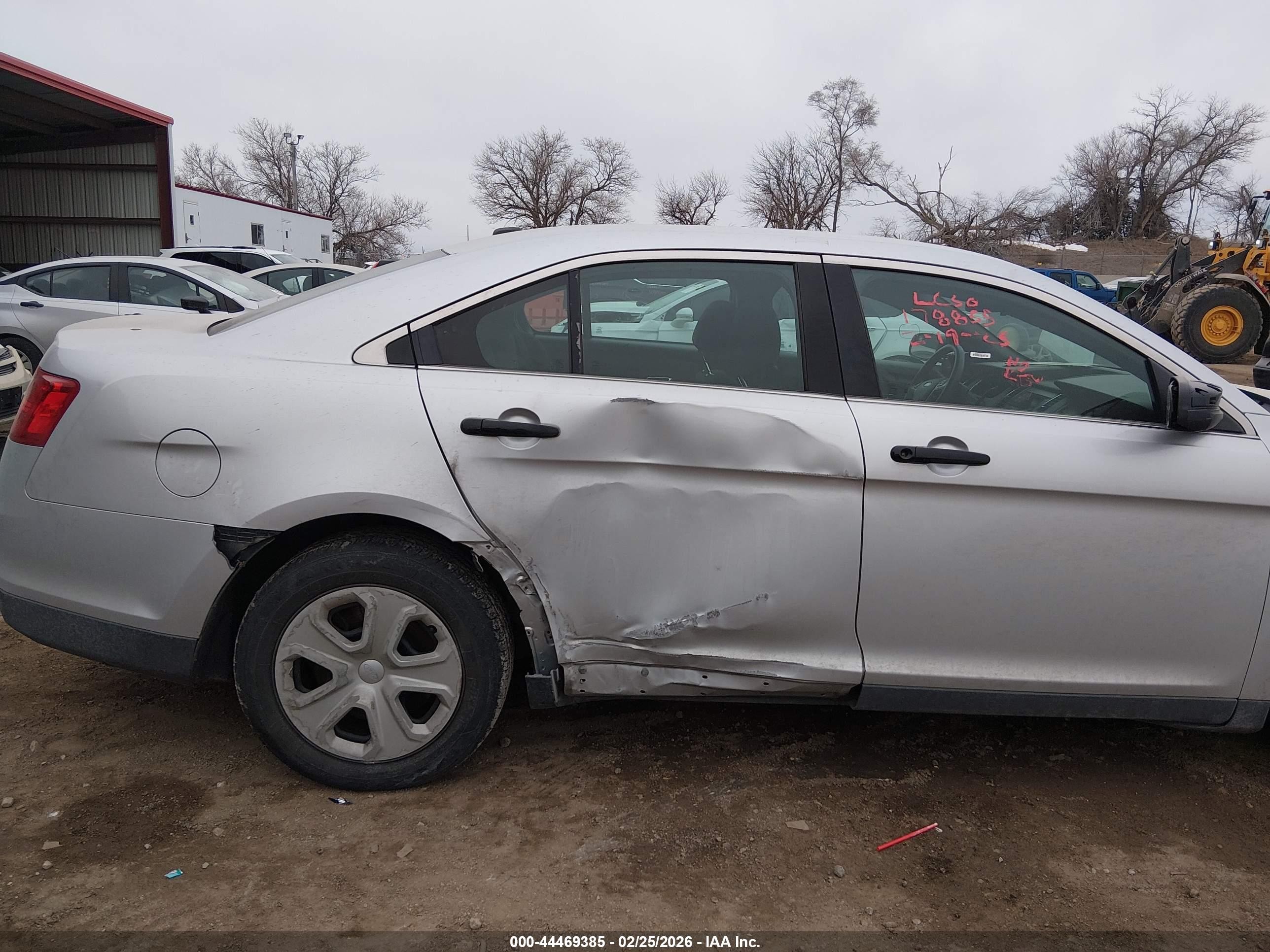 2013 Ford Police Interceptor Silver vin: 1FAHP2L82DG132241