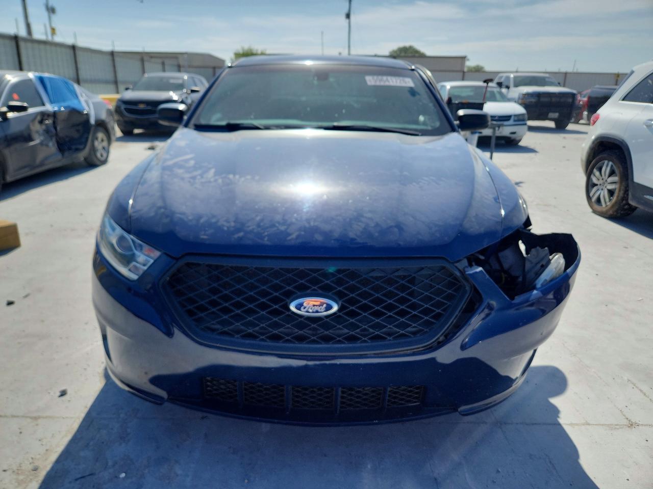2015 Ford Taurus Police Interceptor Blue vin: 1FAHP2L83FG129318