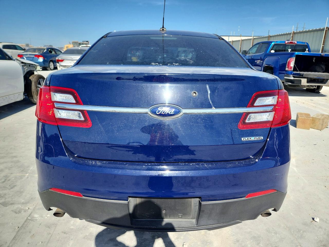 2015 Ford Taurus Police Interceptor Blue vin: 1FAHP2L83FG129318