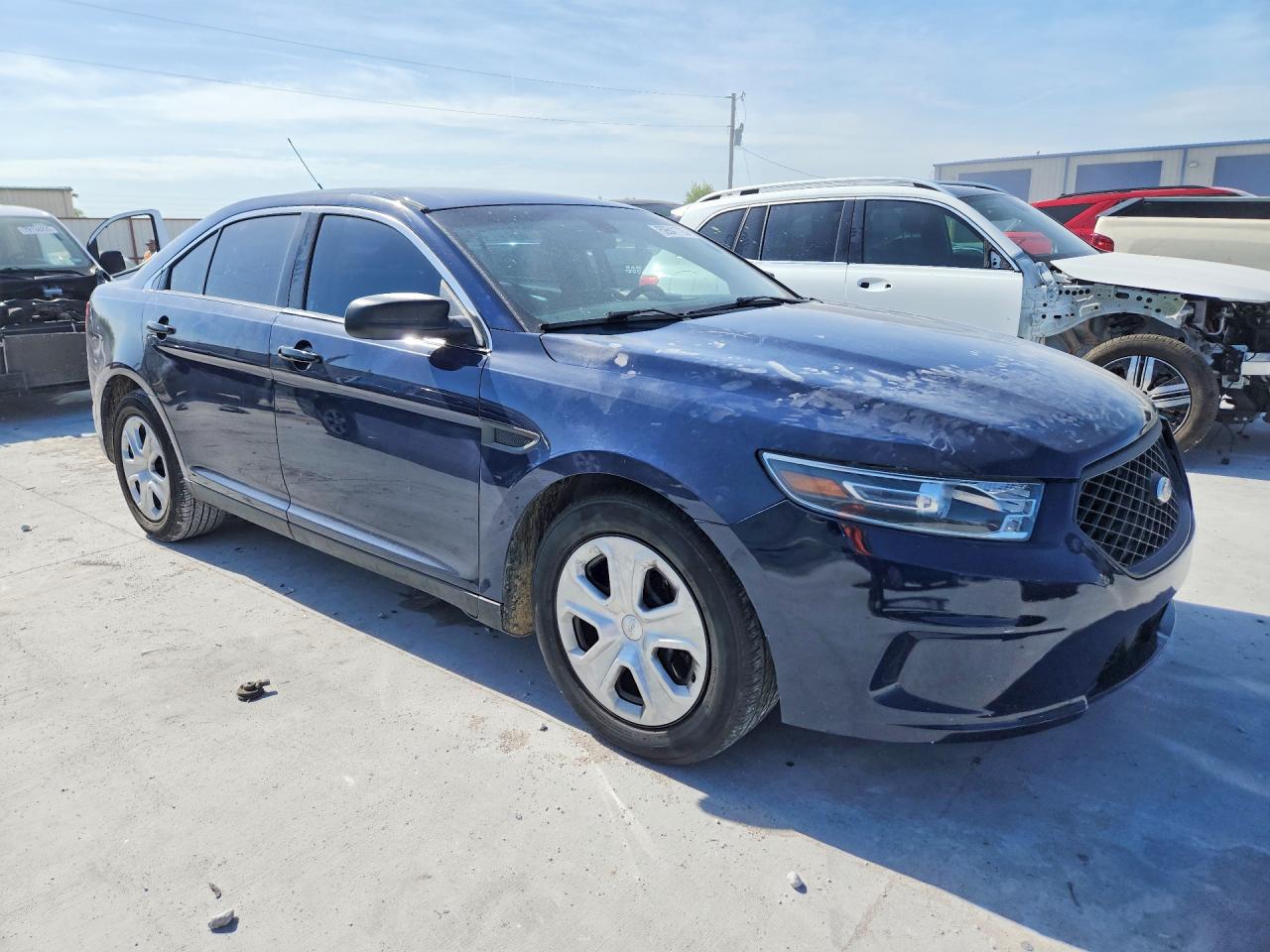 2015 Ford Taurus Police Interceptor Blue vin: 1FAHP2L83FG129318