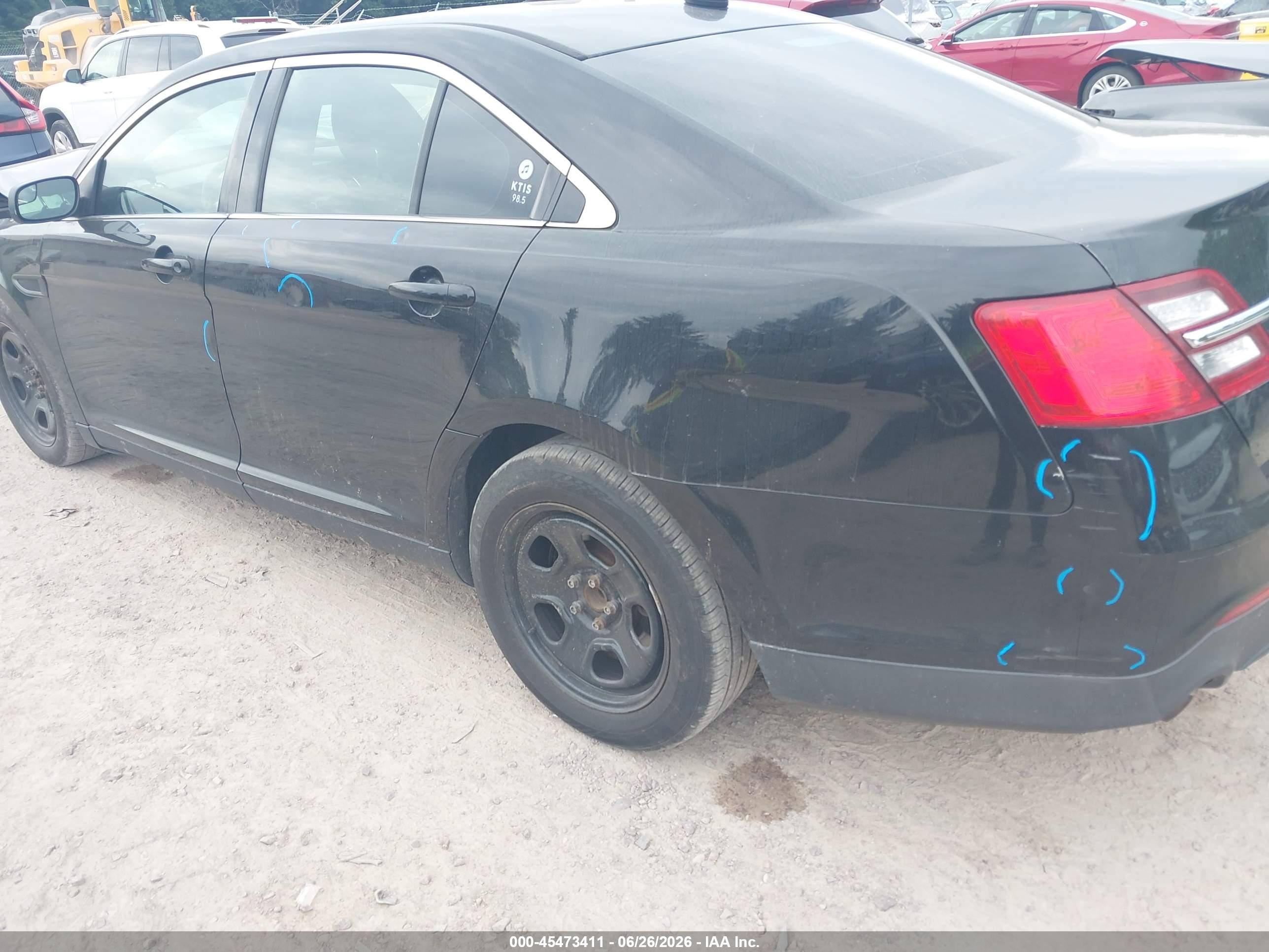 2013 Ford Police Interceptor   Black vin: 1FAHP2L84DG227478