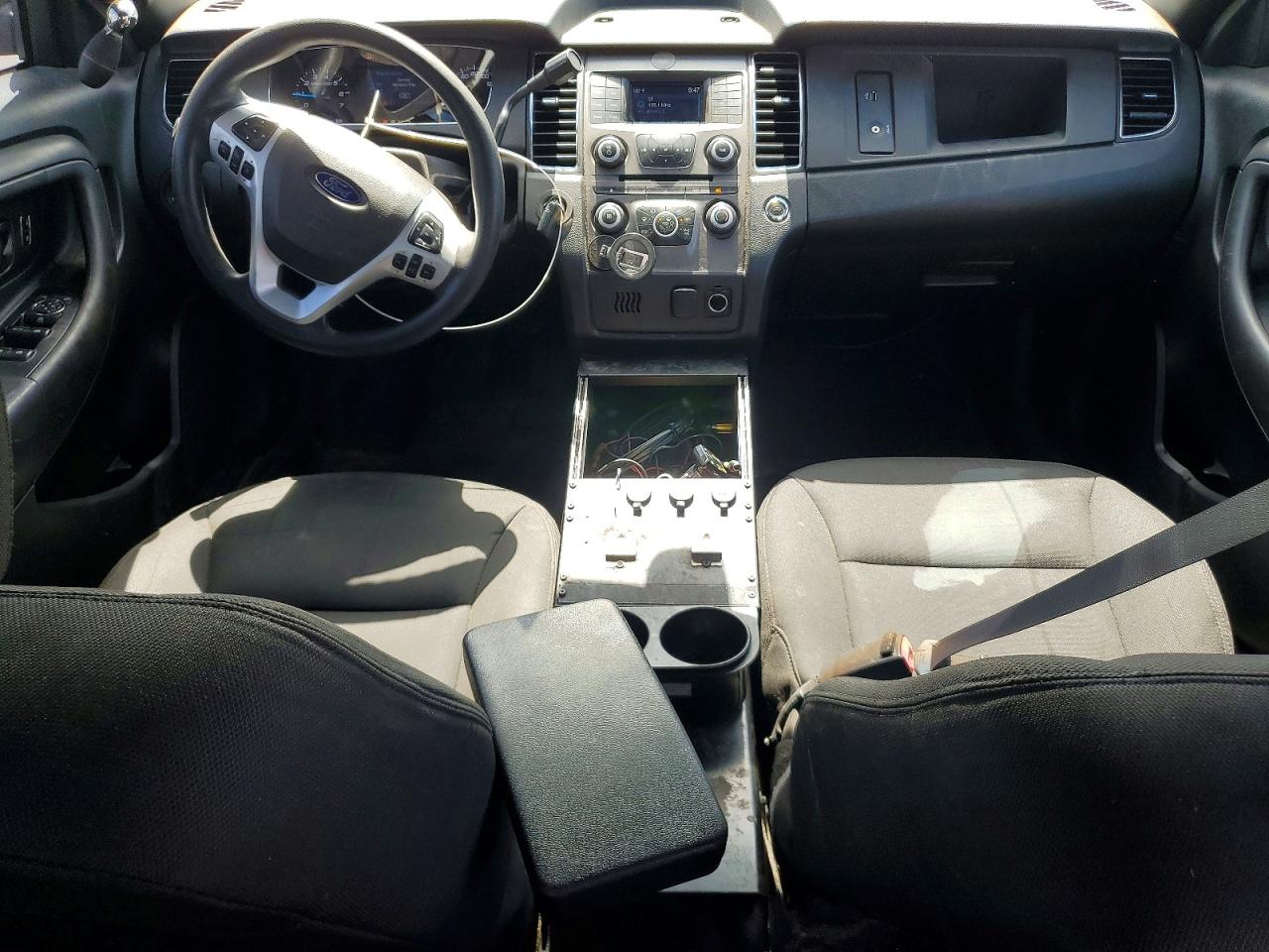 2015 Ford Taurus Police Interceptor White vin: 1FAHP2L84FG149335