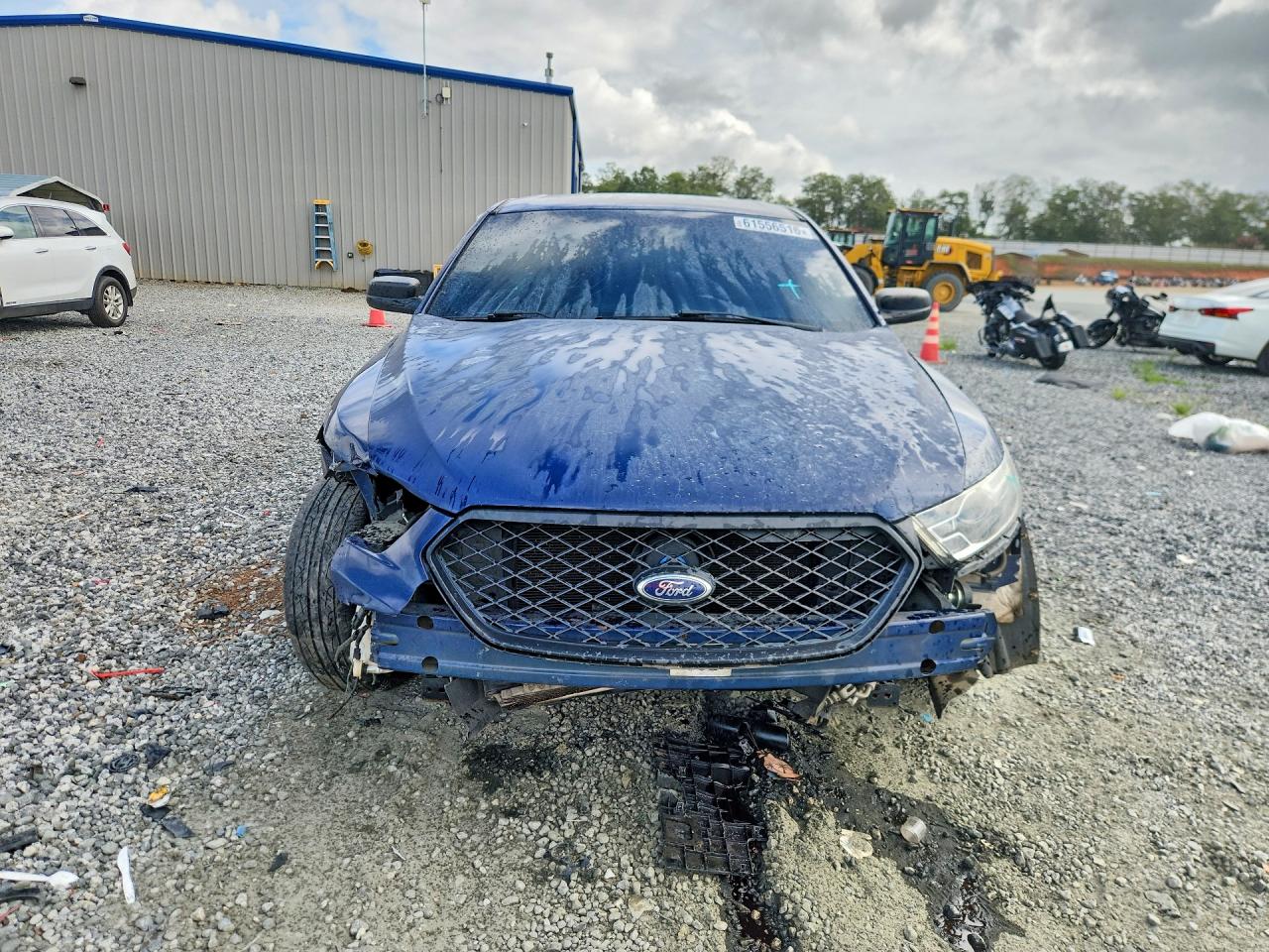 2015 Ford Taurus Police Interceptor Blue vin: 1FAHP2L87FG200102