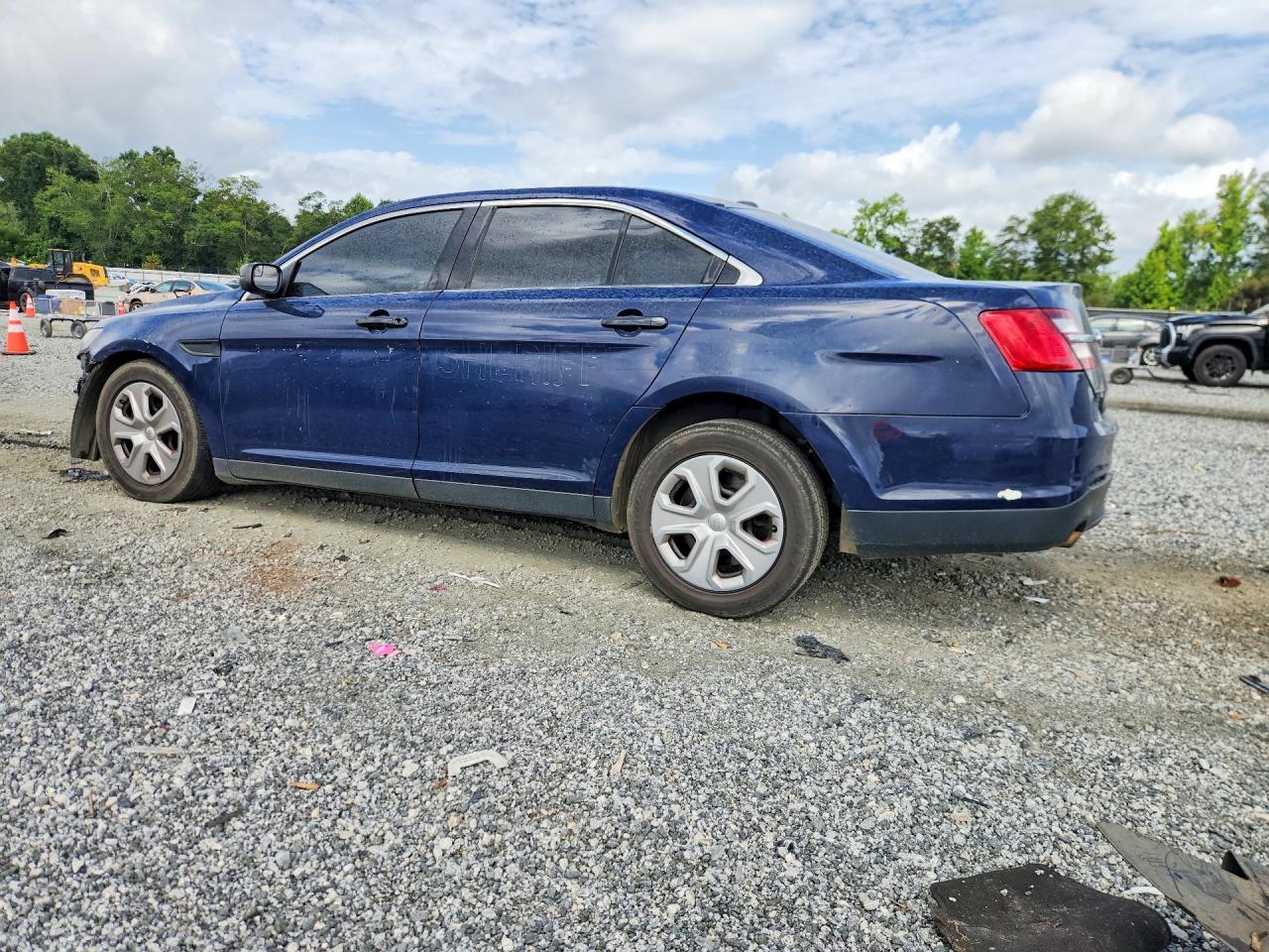 2015 Ford Taurus Police Interceptor Blue vin: 1FAHP2L87FG200102