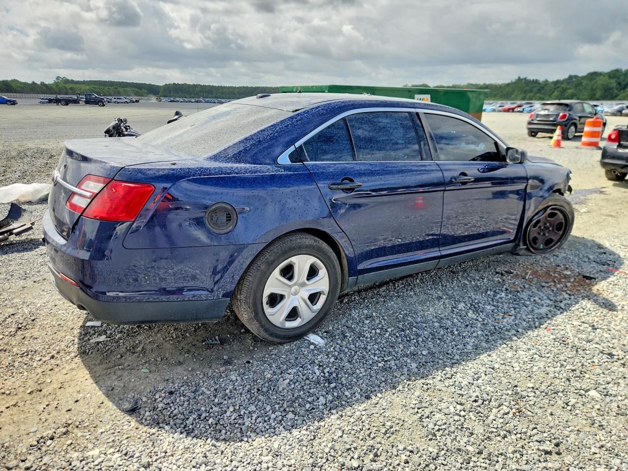 2015 Ford Taurus Police Interceptor Blue vin: 1FAHP2L87FG200102