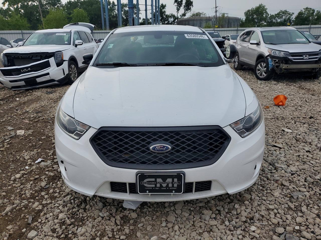 2016 Ford Taurus Police Interceptor Белый vin: 1FAHP2L87GG105573
