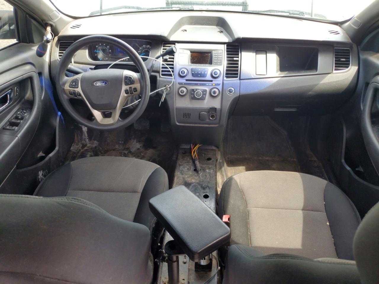 2013 Ford Taurus Police Interceptor White vin: 1FAHP2L8XDG132035