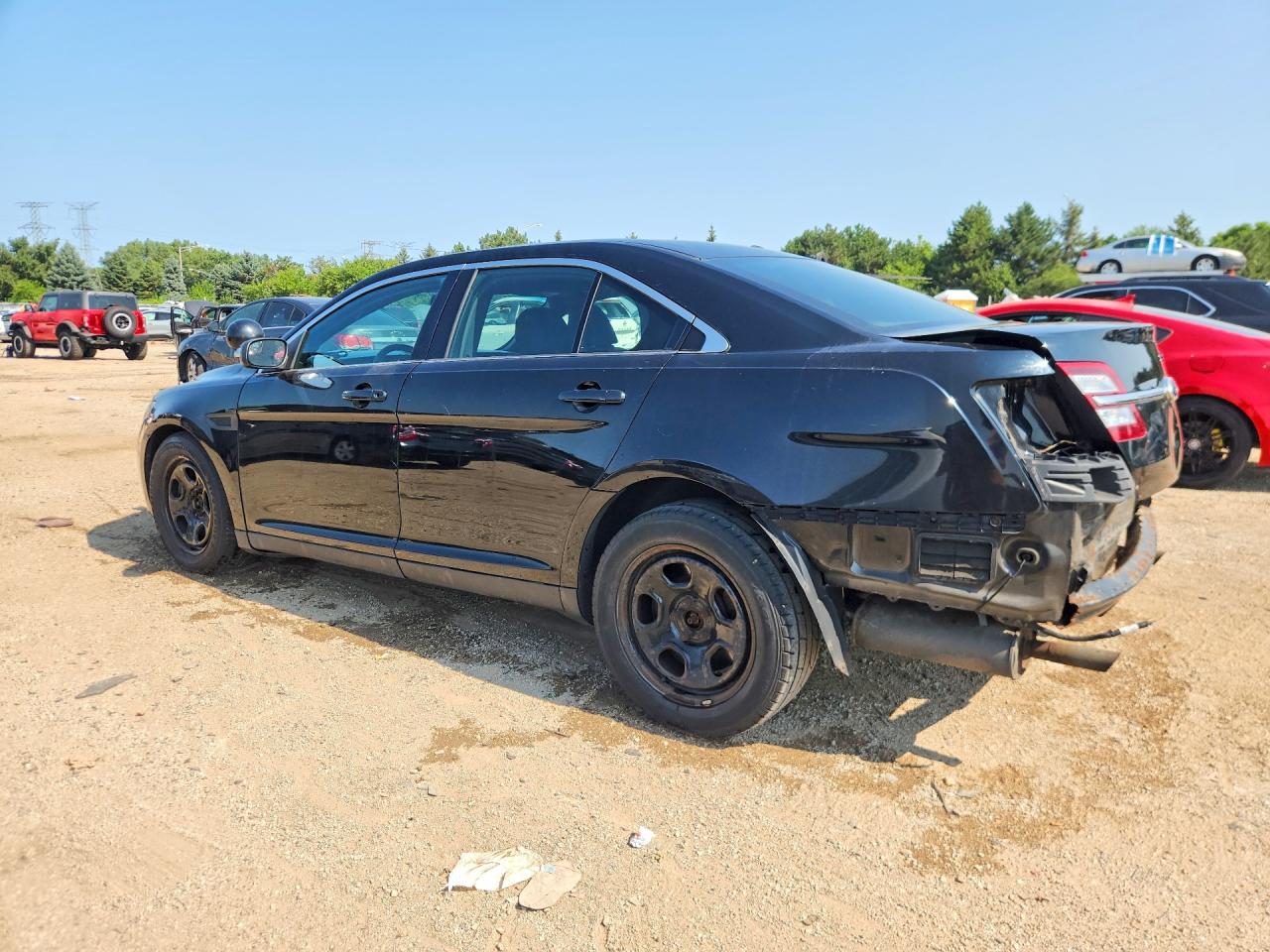 2013 Ford Taurus Police Interceptor Black vin: 1FAHP2M80DG157749