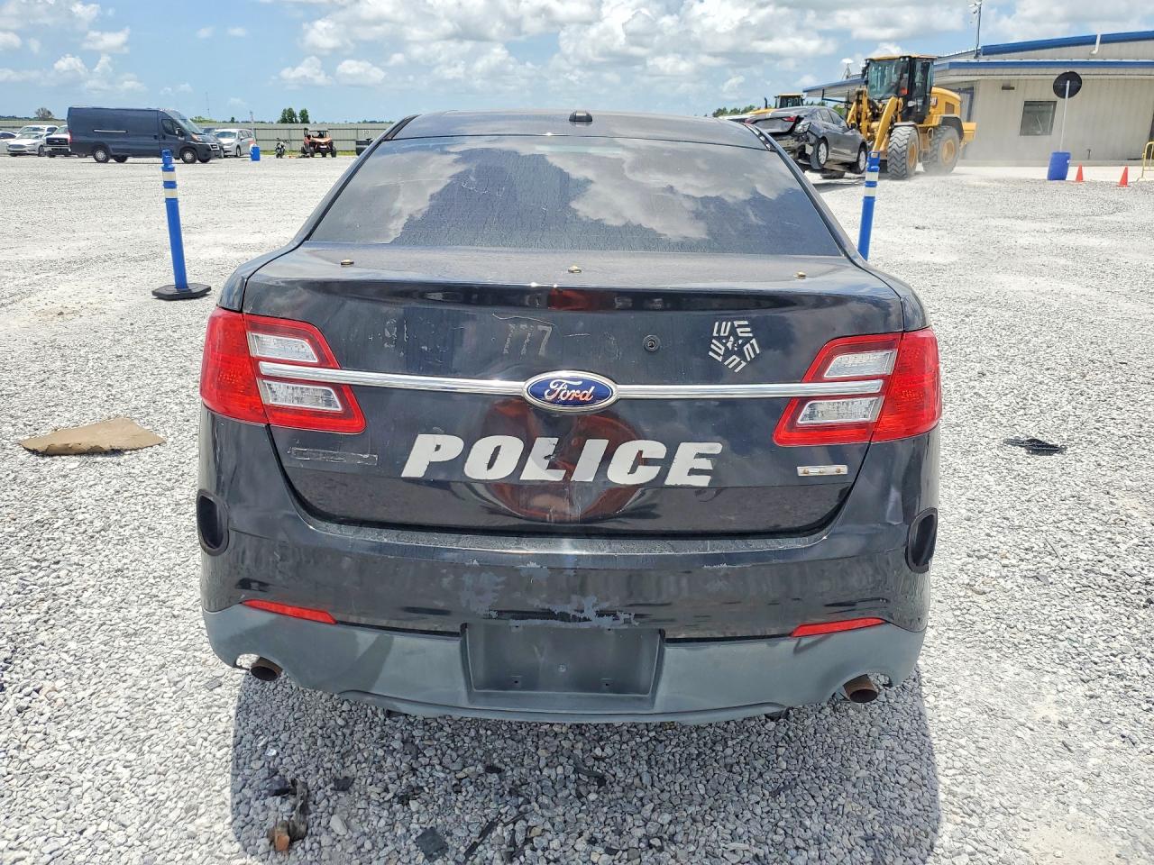 2013 Ford Taurus Police Interceptor Черный vin: 1FAHP2M80DG158027