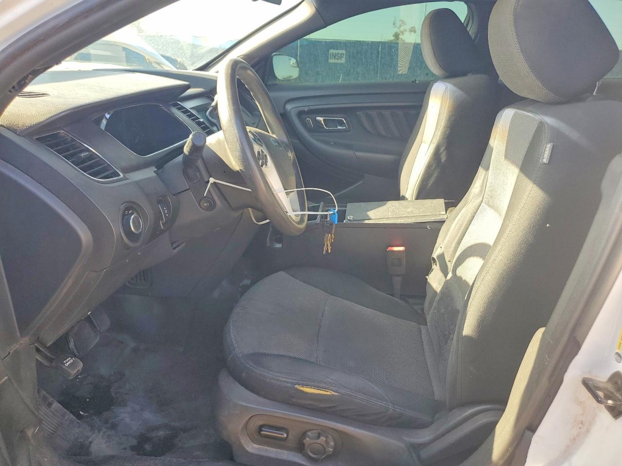 2013 Ford Taurus Police Interceptor Белый vin: 1FAHP2M83DG117097