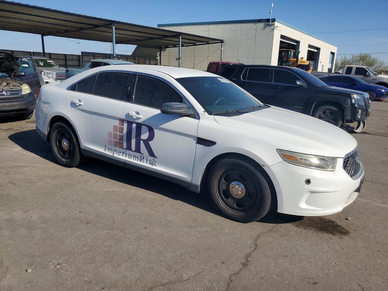 2013 Ford Taurus Police Interceptor Белый vin: 1FAHP2M83DG117097
