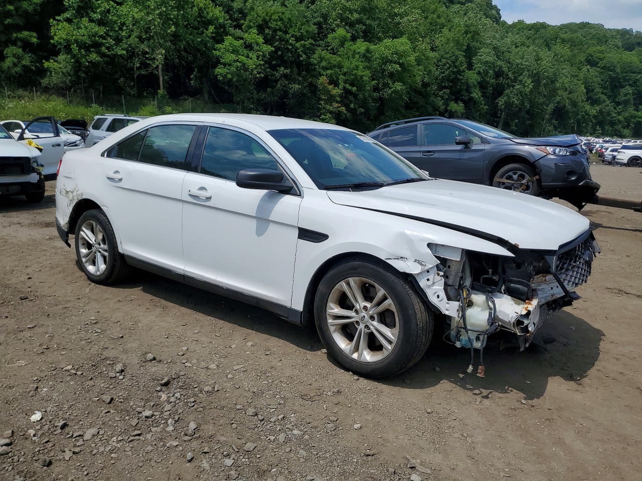 2013 Ford Taurus Police Interceptor White vin: 1FAHP2M84DG137150