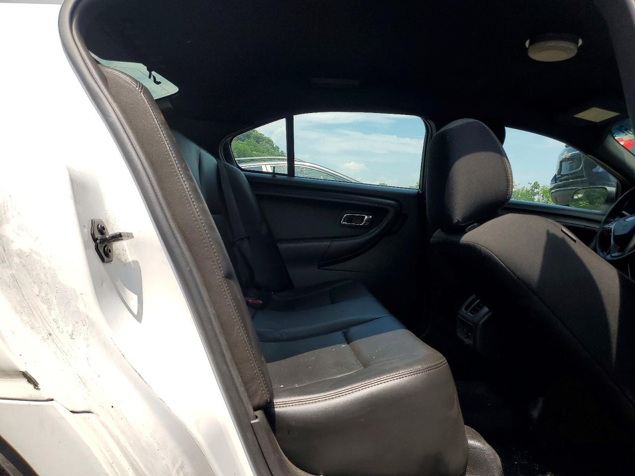2013 Ford Taurus Police Interceptor White vin: 1FAHP2M84DG137150