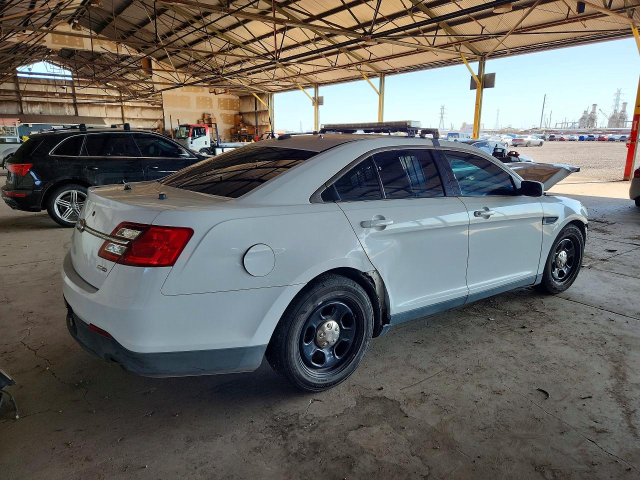 2013 Ford Taurus Police Interceptor Белый vin: 1FAHP2M85DG117120