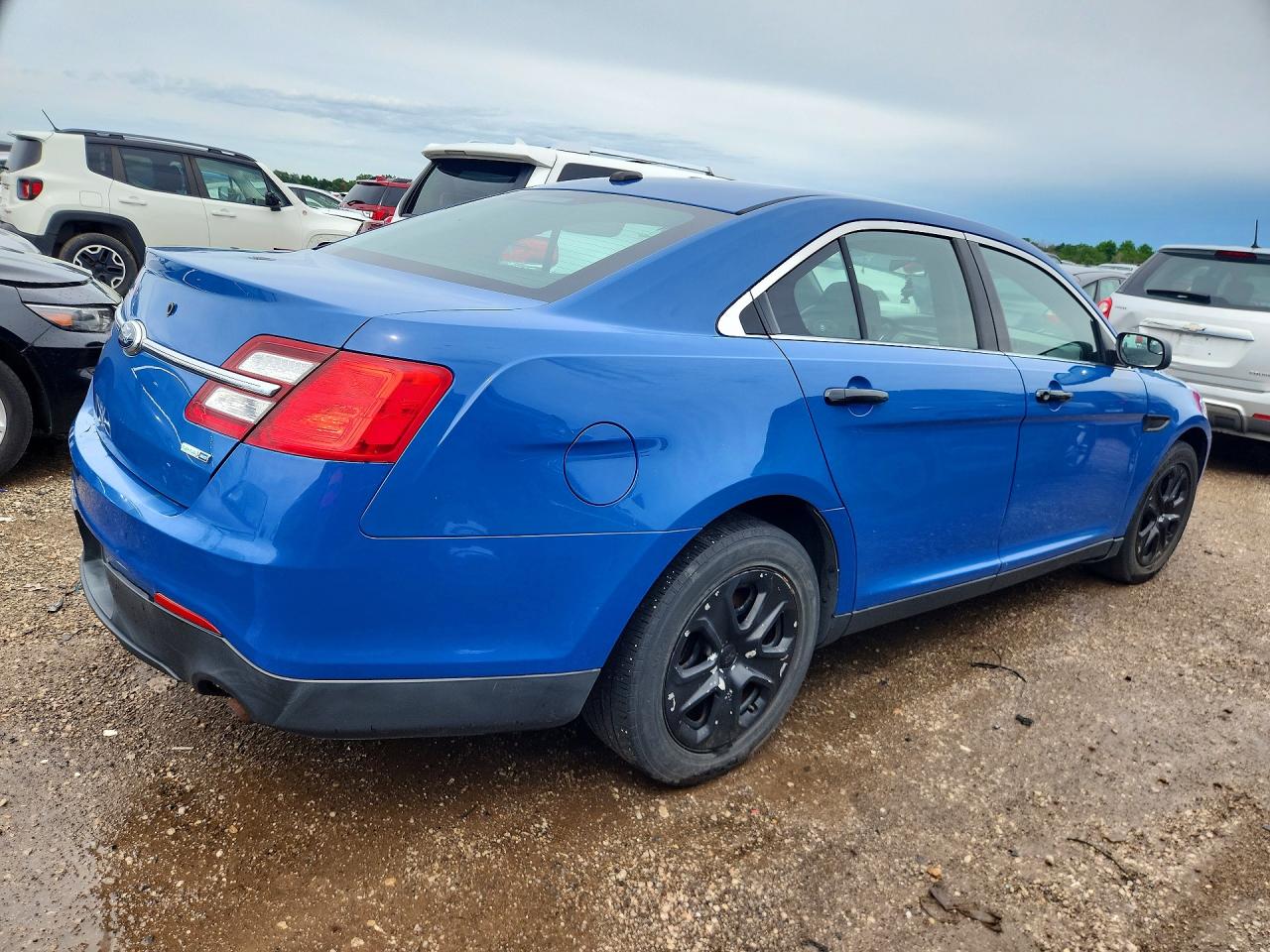 2013 Ford Taurus Police Interceptor Blue vin: 1FAHP2M86DG132404