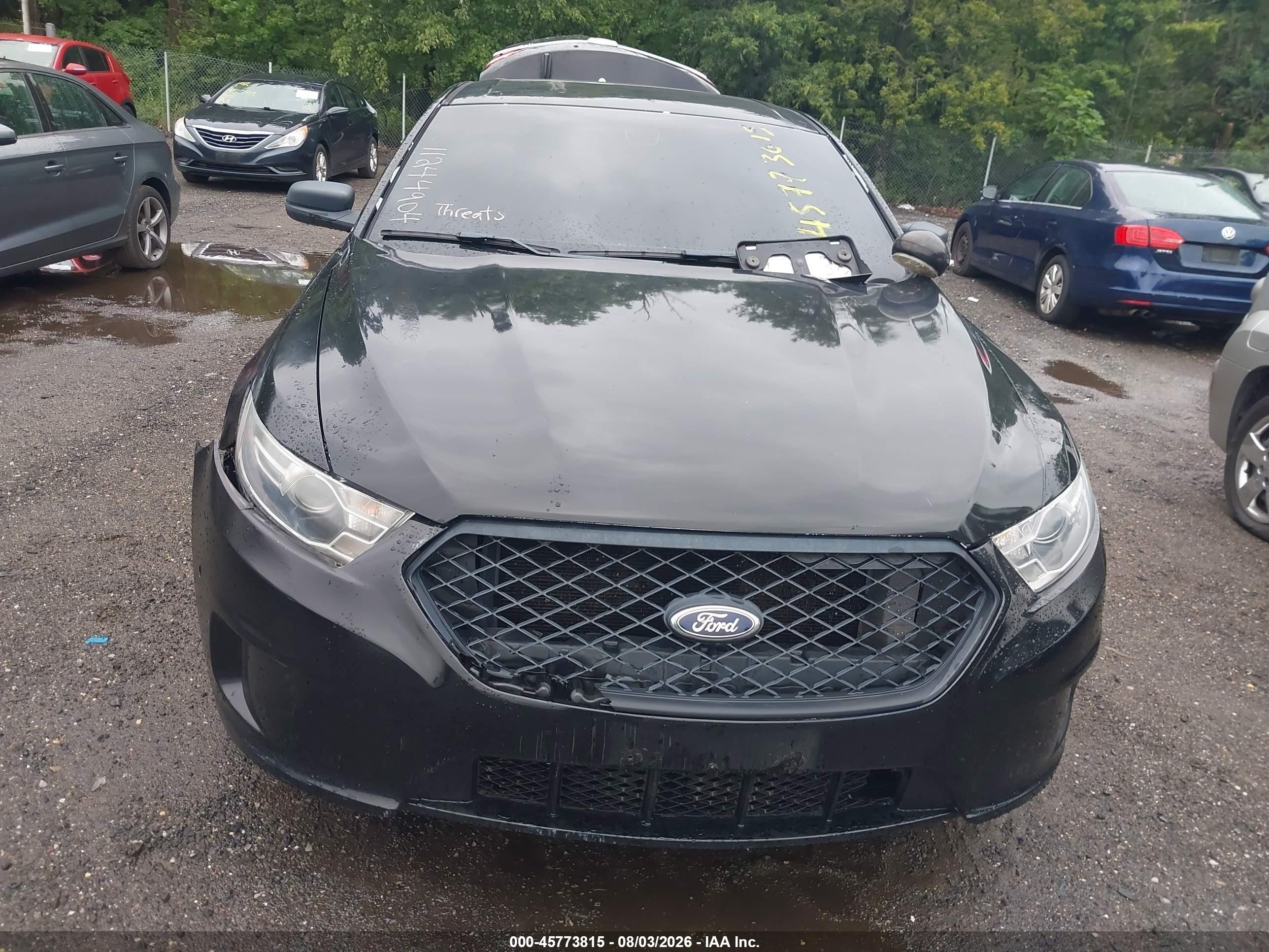 2013 Ford Police Interceptor   Black vin: 1FAHP2M87DG227358