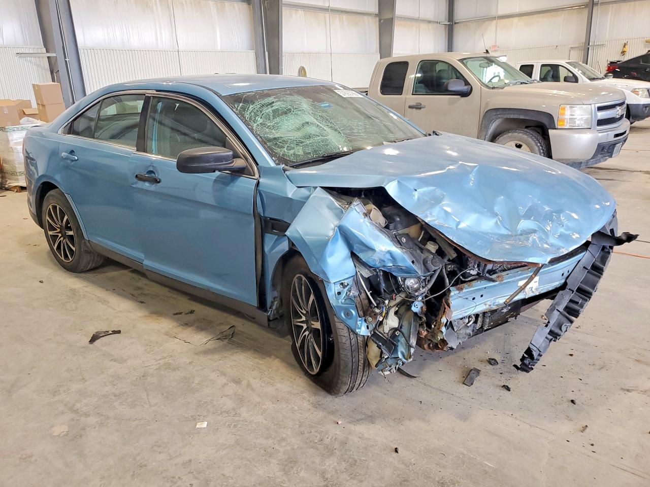 2013 Ford Taurus Police Interceptor Blue vin: 1FAHP2M88DG134753