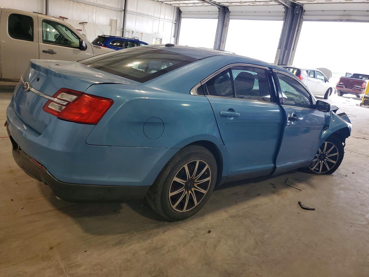 2013 Ford Taurus Police Interceptor Blue vin: 1FAHP2M88DG134753