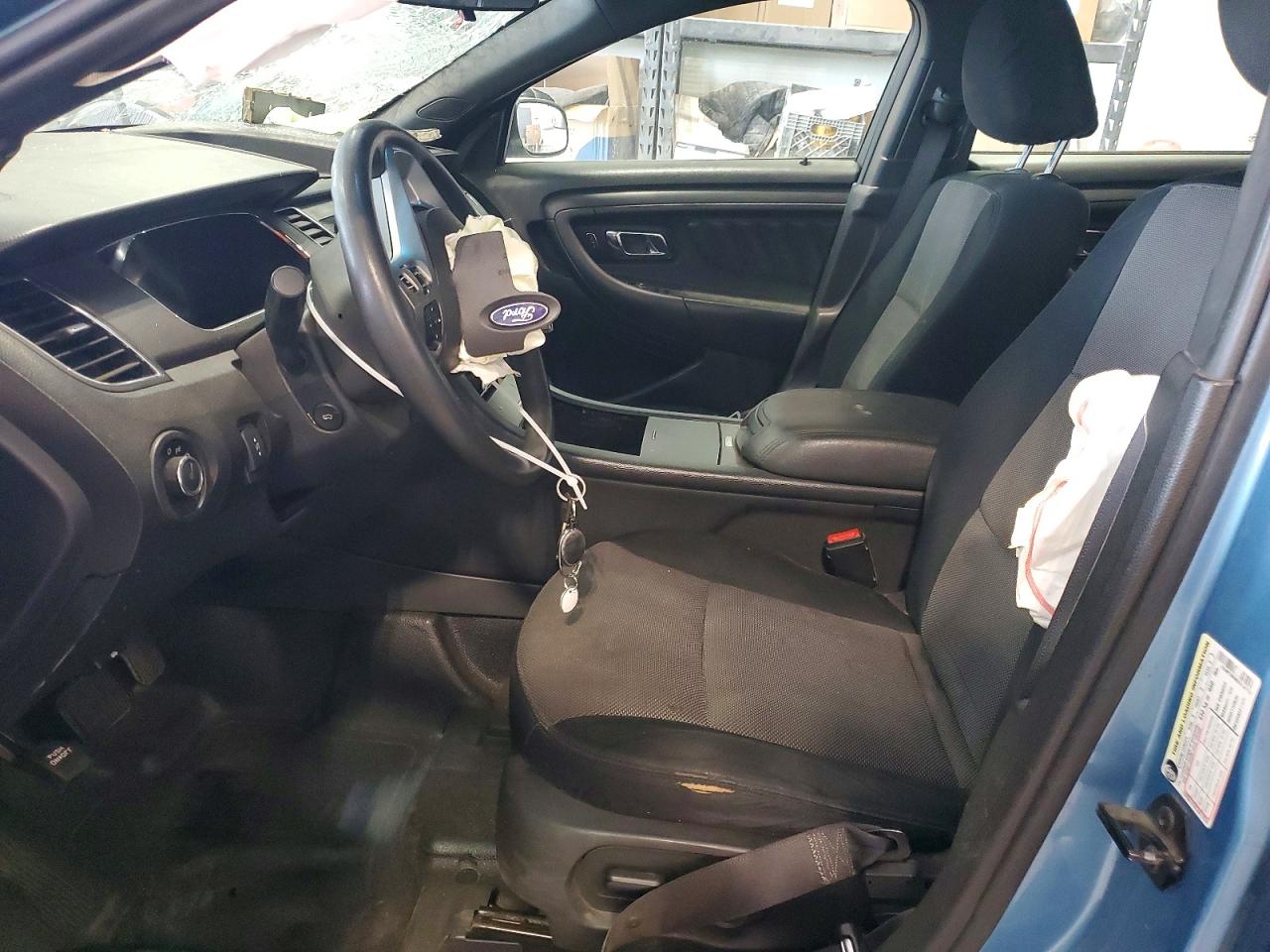 2013 Ford Taurus Police Interceptor Blue vin: 1FAHP2M88DG134753