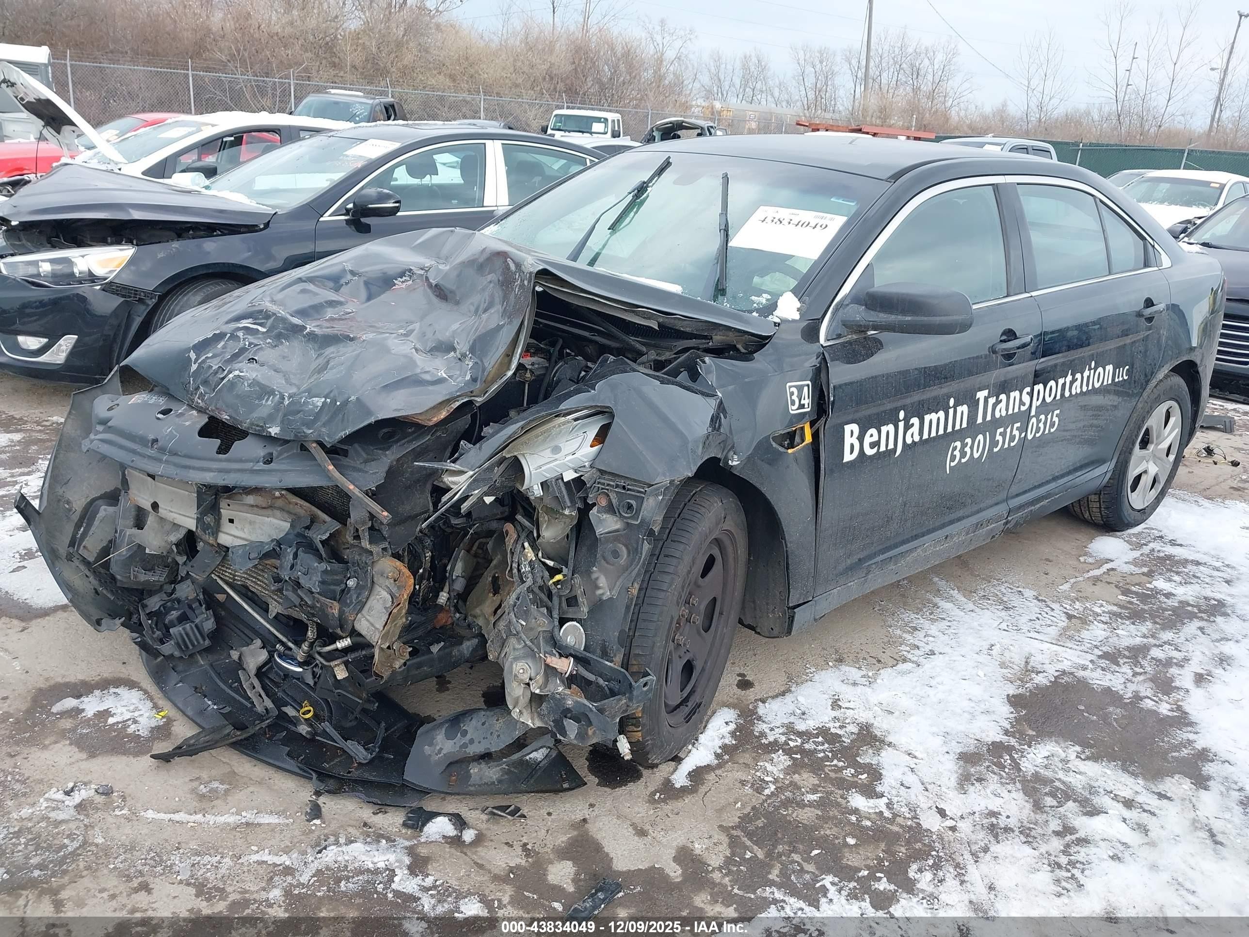 2013 Ford Police Interceptor   Black vin: 1FAHP2M89DG109568