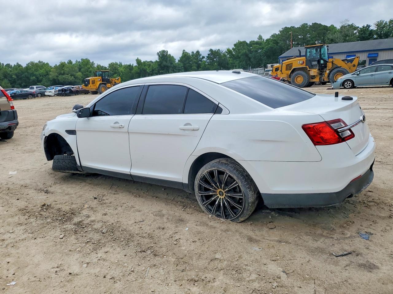 2013 Ford Taurus Police Interceptor White vin: 1FAHP2M89DG152808