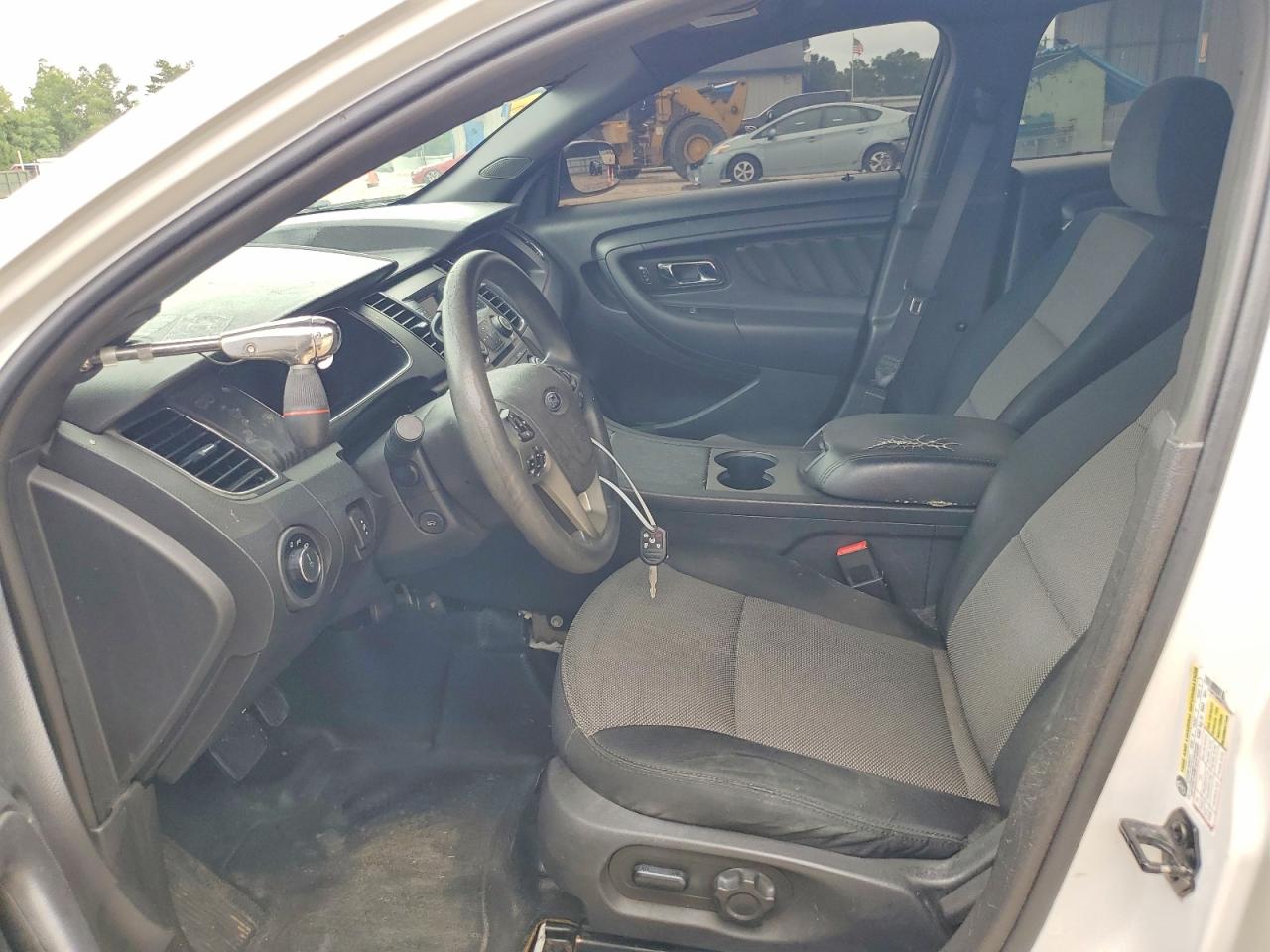 2013 Ford Taurus Police Interceptor White vin: 1FAHP2M89DG152808