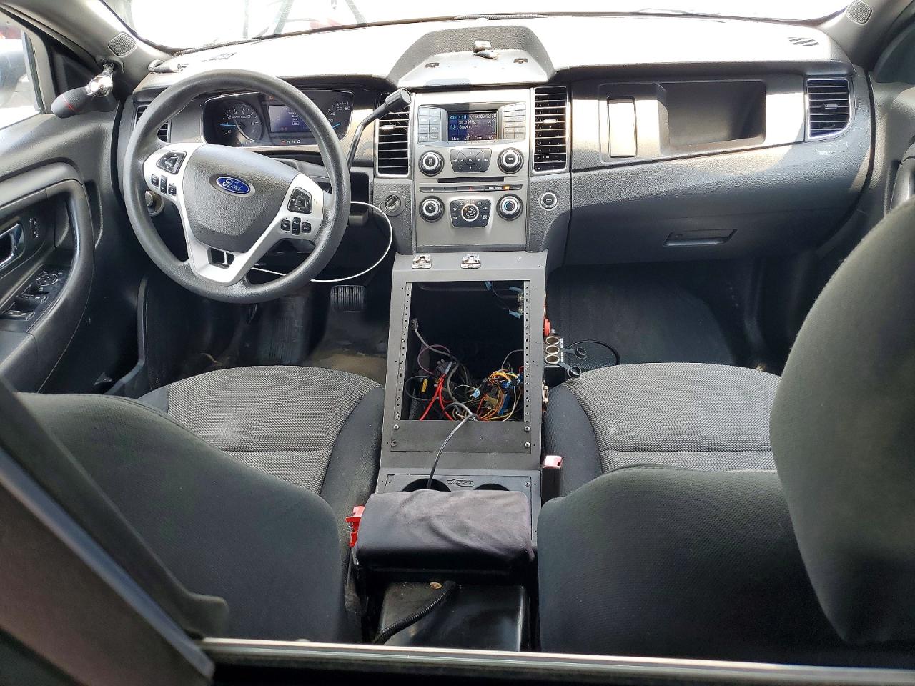 2013 Ford Taurus Police Interceptor White vin: 1FAHP2MK1DG212608