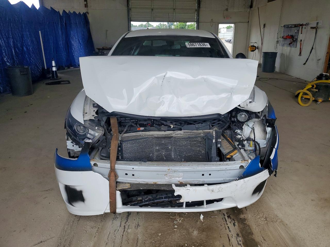 2015 Ford Taurus Police Interceptor White vin: 1FAHP2MK1FG204012