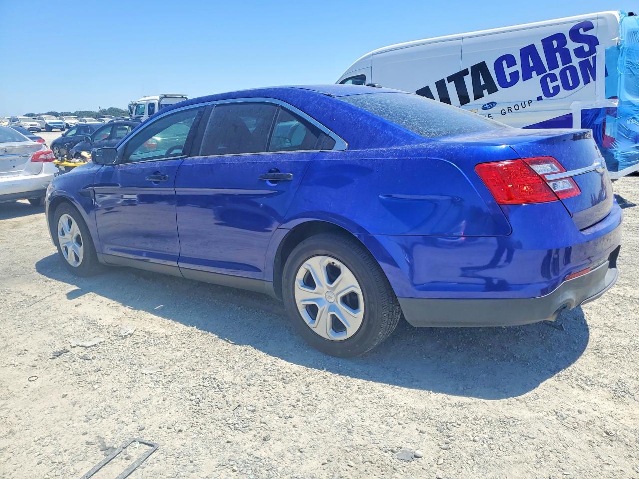 2015 Ford Taurus Police Interceptor Blue vin: 1FAHP2MK2FG182134