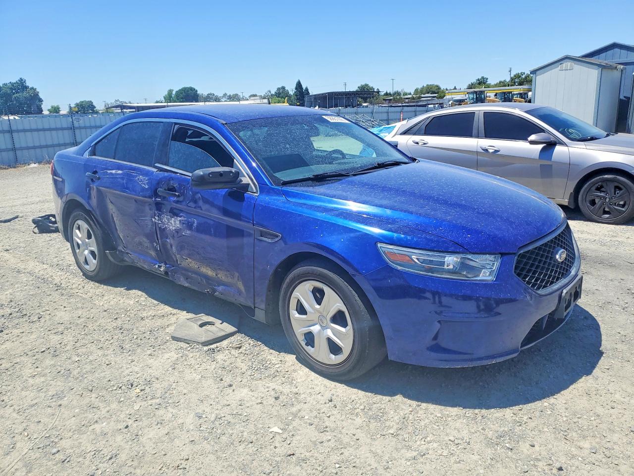 2015 Ford Taurus Police Interceptor Blue vin: 1FAHP2MK2FG182134