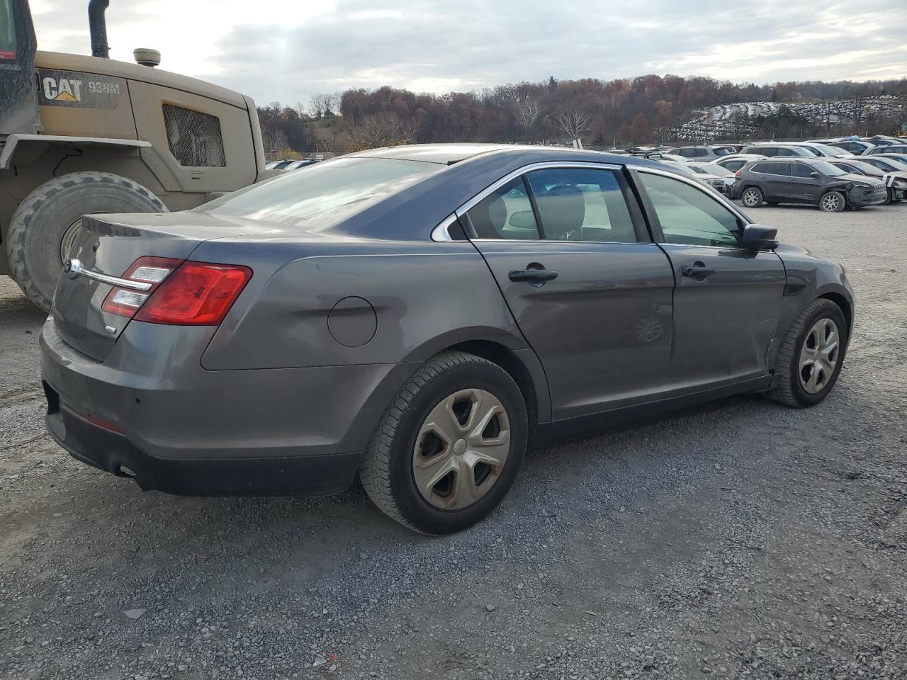 2015 Ford Taurus Police Interceptor Silver vin: 1FAHP2MK2FG200616