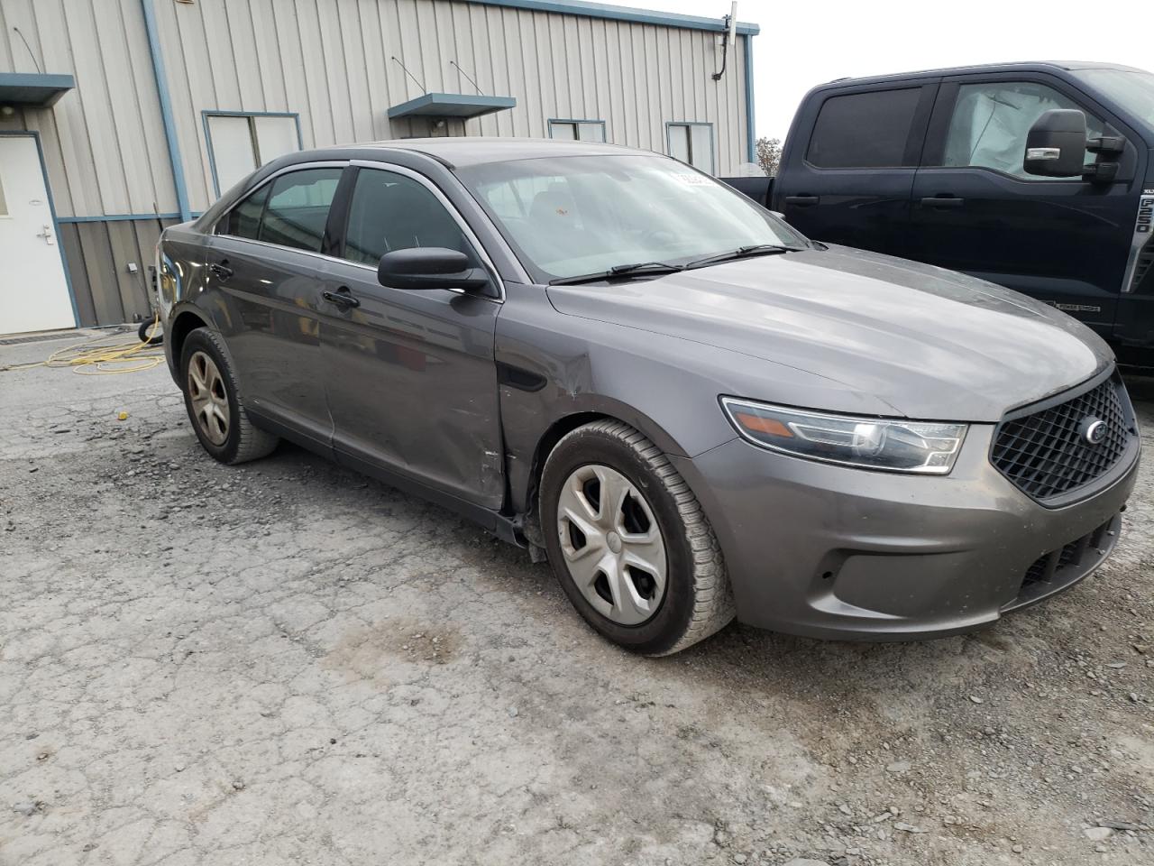 2015 Ford Taurus Police Interceptor Silver vin: 1FAHP2MK2FG200616