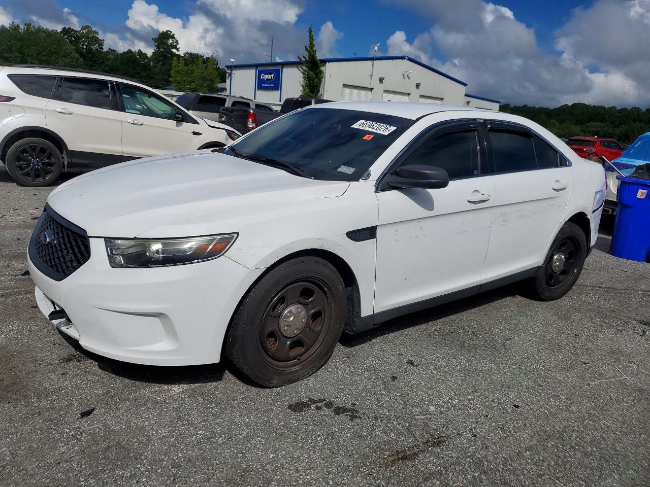 2017 Ford Taurus Police Interceptor White vin: 1FAHP2MK2HG119893