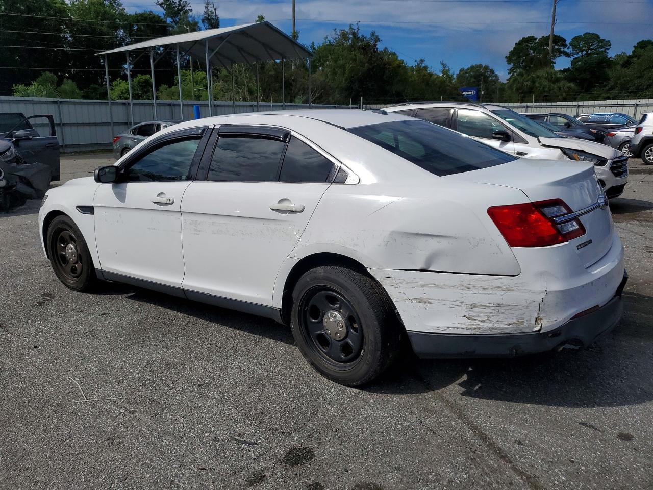 2017 Ford Taurus Police Interceptor White vin: 1FAHP2MK2HG119893