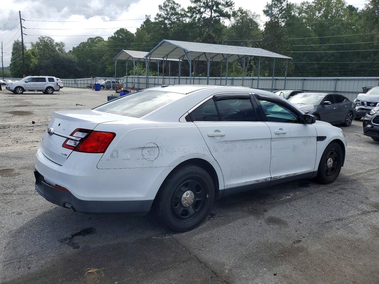 2017 Ford Taurus Police Interceptor White vin: 1FAHP2MK2HG119893