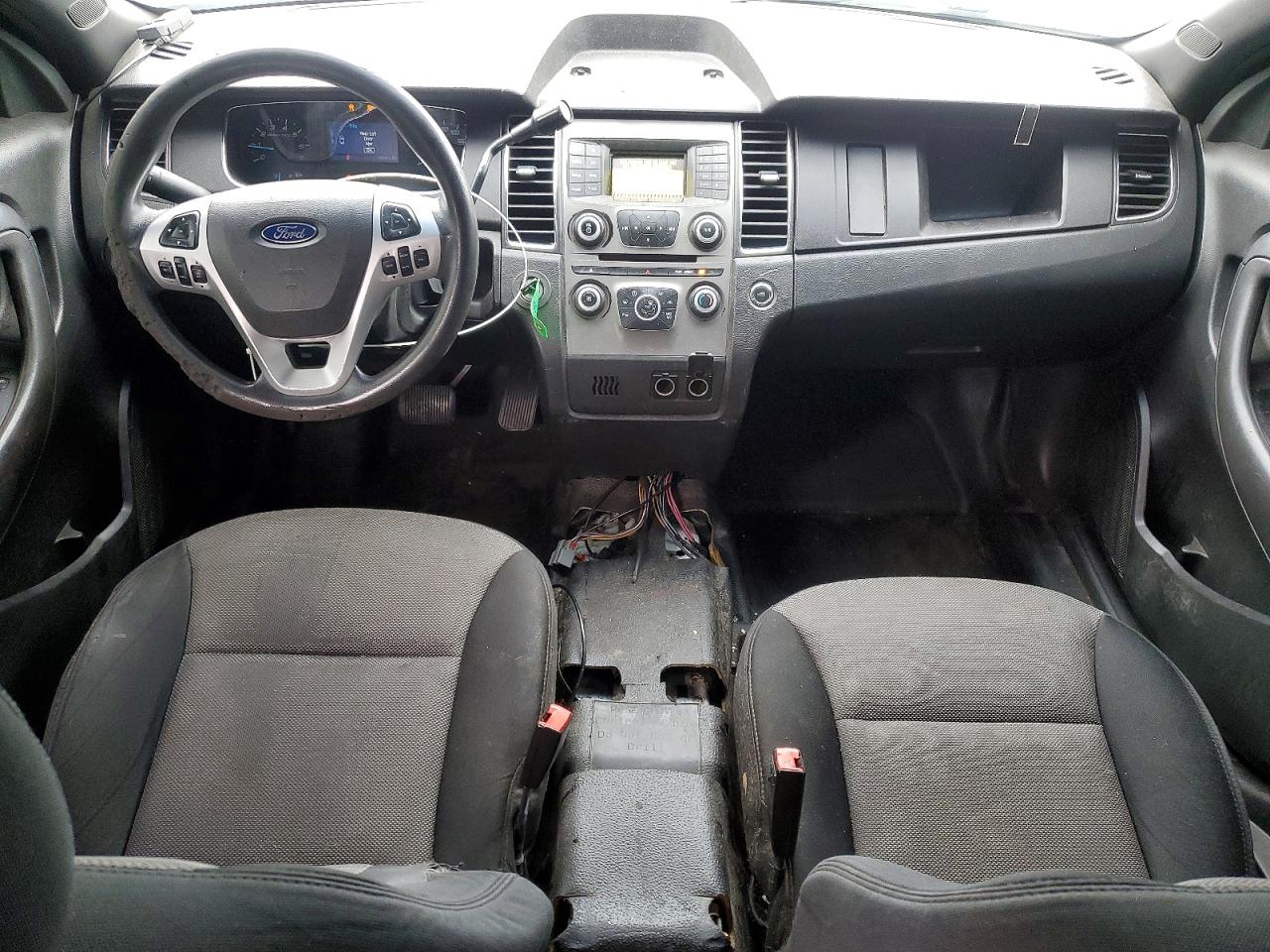 2014 Ford Taurus Police Interceptor White vin: 1FAHP2MK3EG166538