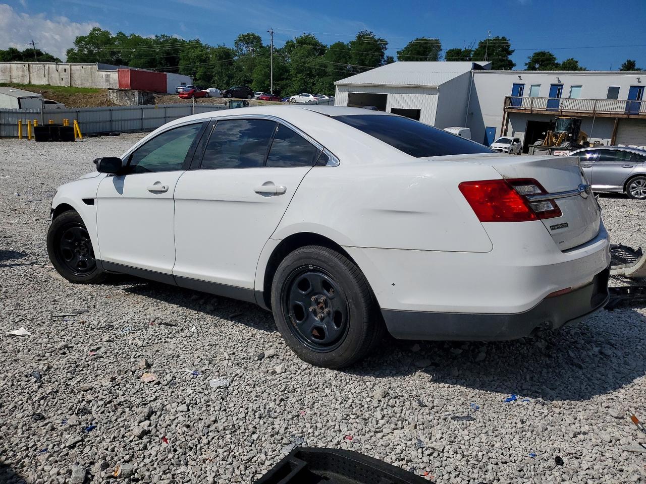 2015 Ford Taurus Police Interceptor White vin: 1FAHP2MK3FG208143