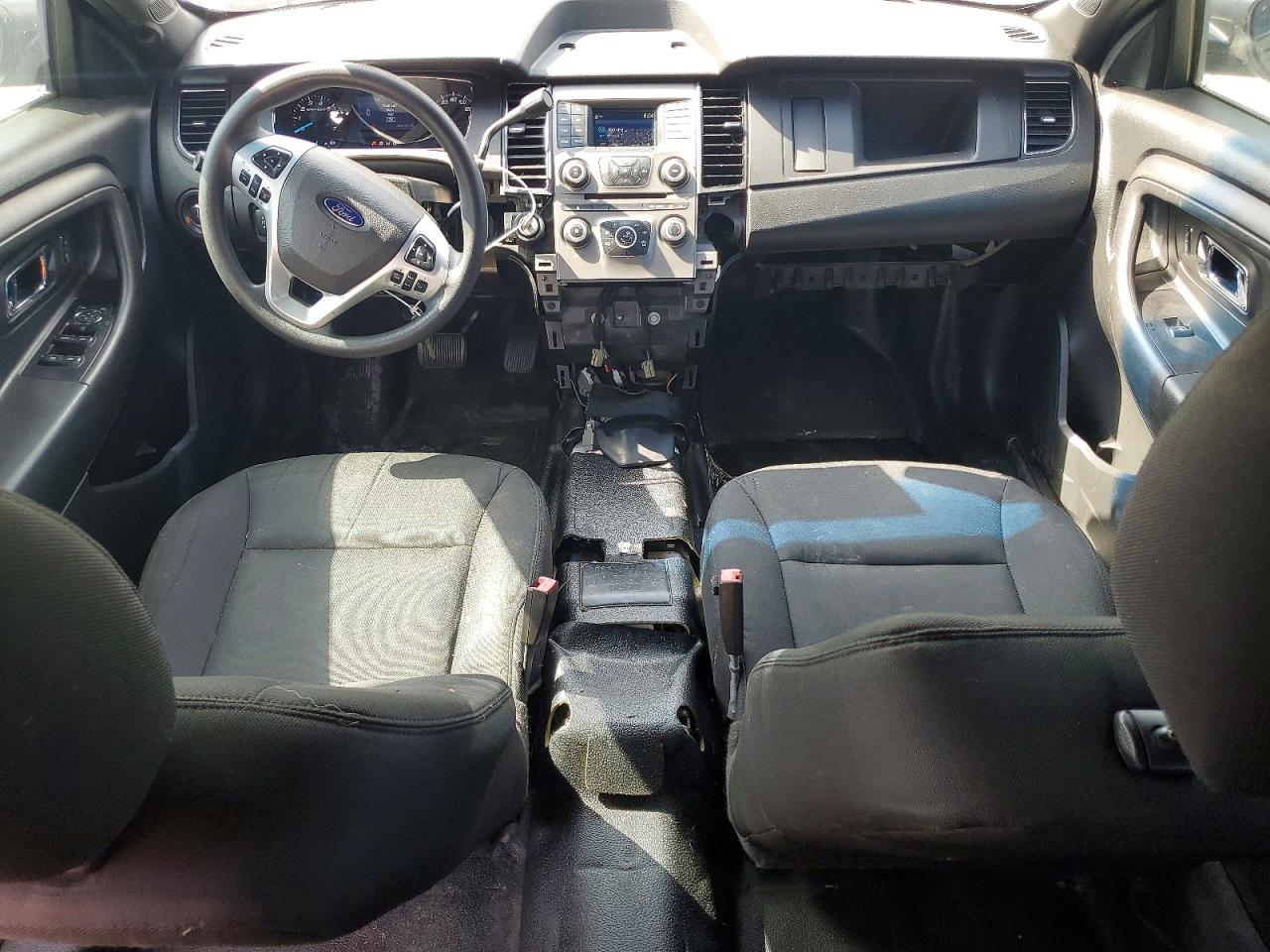 2015 Ford Taurus Police Interceptor White vin: 1FAHP2MK3FG208143