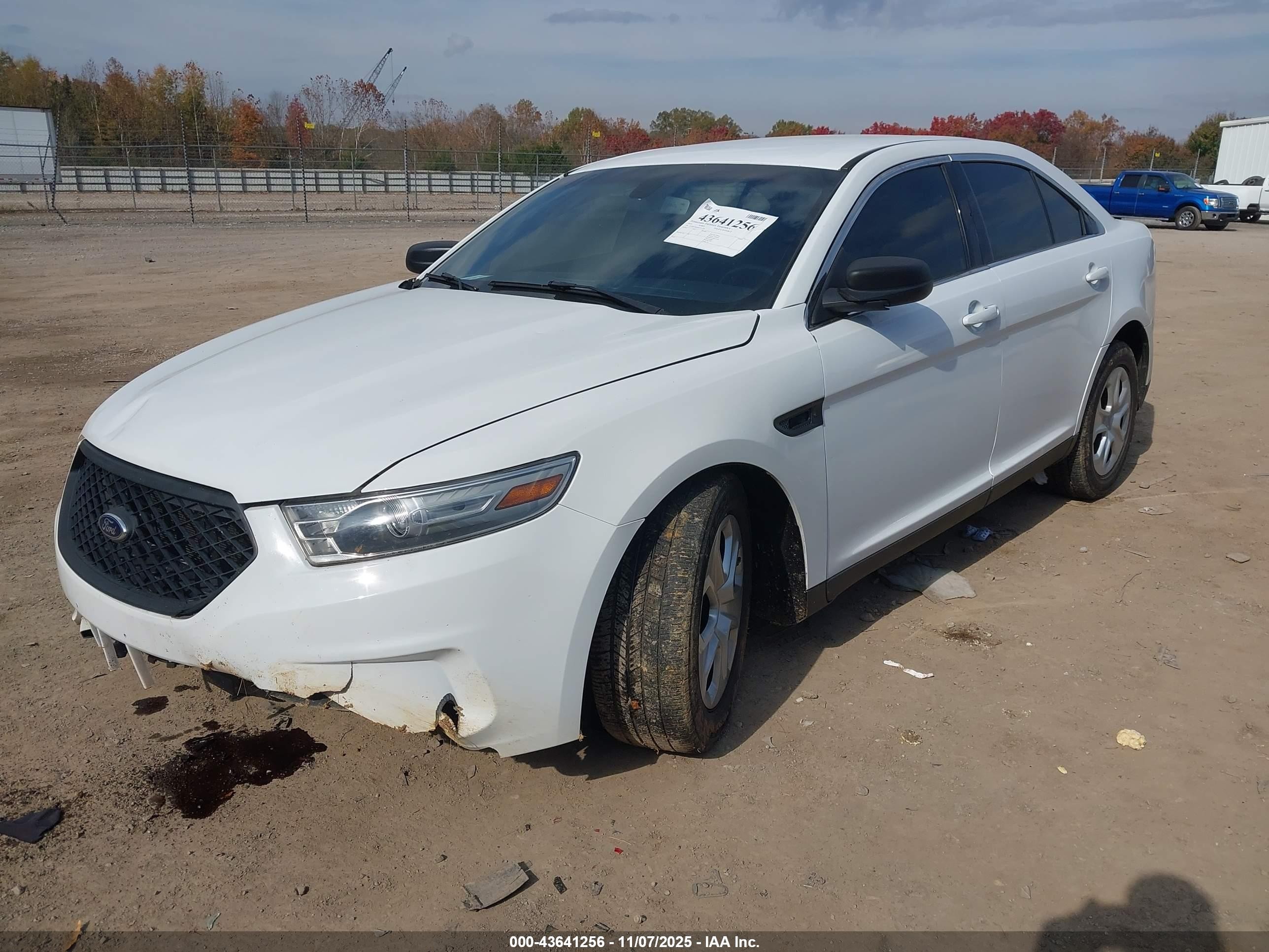 2014 Ford Police Interceptor   White vin: 1FAHP2MK4EG151238